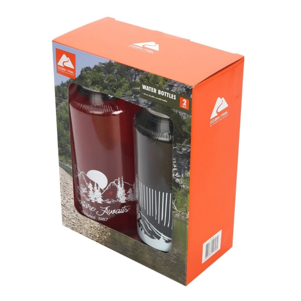 Ozark Trail 32oz Two large Water Bottles